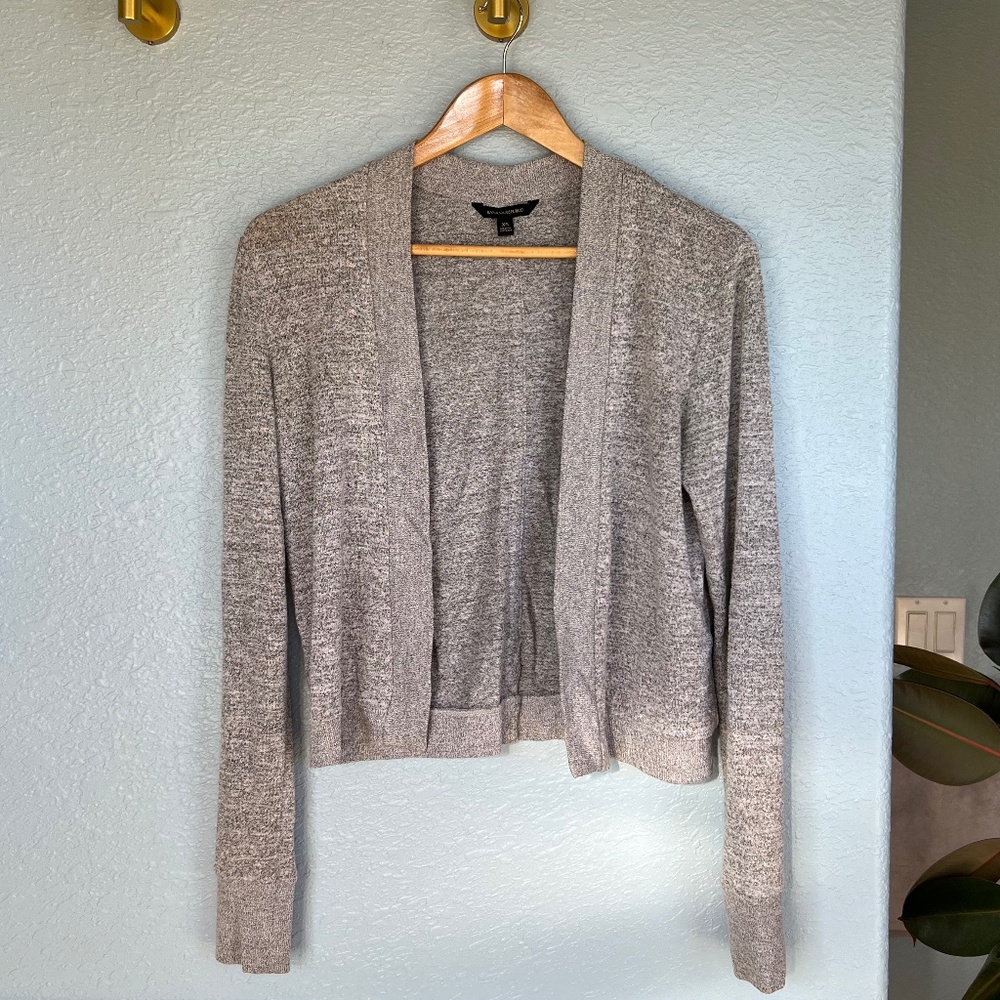 BANANA REPUBLIC Grey Cardigan with Button Detailing, XS